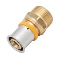 Соединитель латунный с наружней резьбой Kan-therm Press