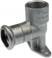 Отвод настенный с ушками внутренние резьба×press (короткии) KAN-therm