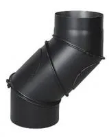 Дымоходное колено (отвод) KAISER PIPES четырех-сегментное, поворотное.0-180° 