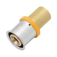 Соединитель латунный ниппельный Kan-therm Press