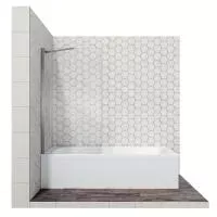 Душевая шторка с неподвижной дверью 16041103, 80*140 см