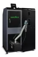 Твердотопливный котел Sakovich PELLET UNIVERSAL 26 кВт Цена за комплект (Теплообменник, горелка Kipi, бункер Bio)